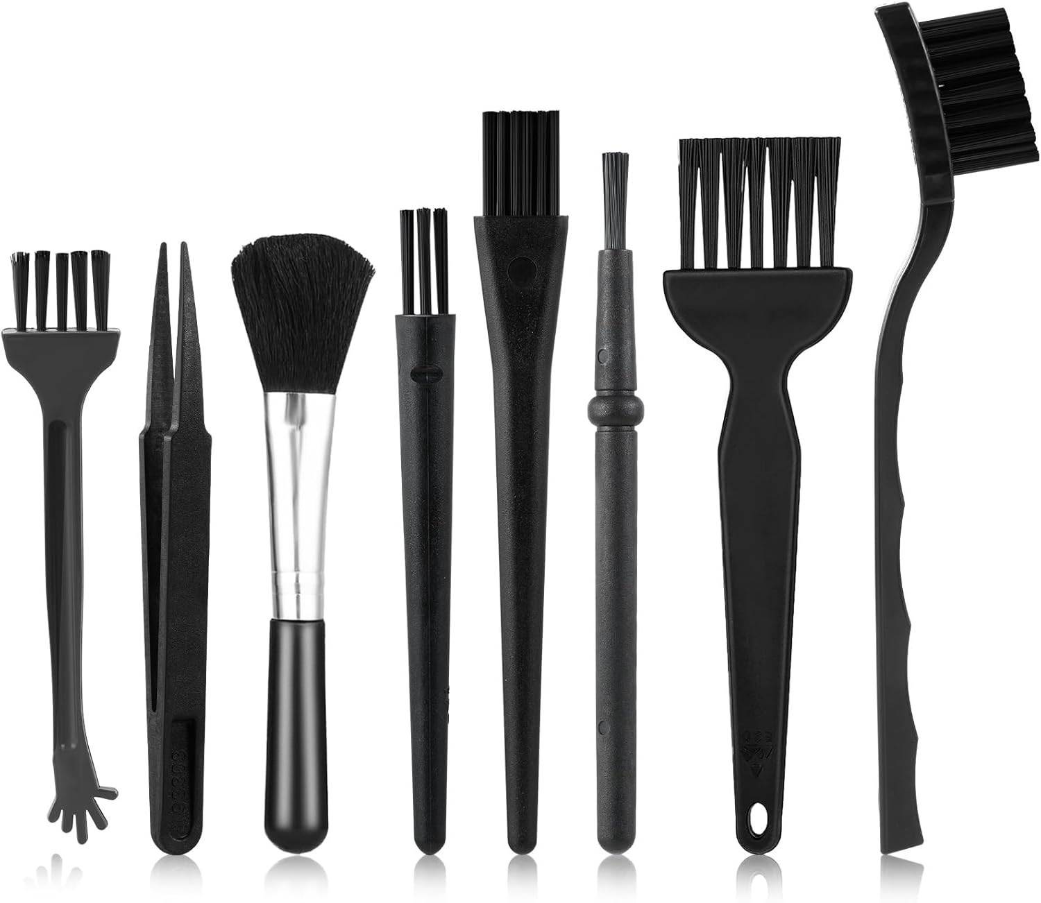 Anti-Static Keyboard Cleaning Brushes - 8 Pcs Kit