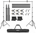 EMART Photo Backdrop Stand kit 10 x 12 ft - Adjustable Frame