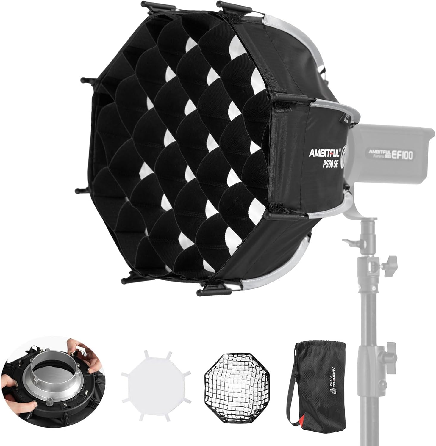 Ambitful Mini Softbox Quick Release for Stunning Photography