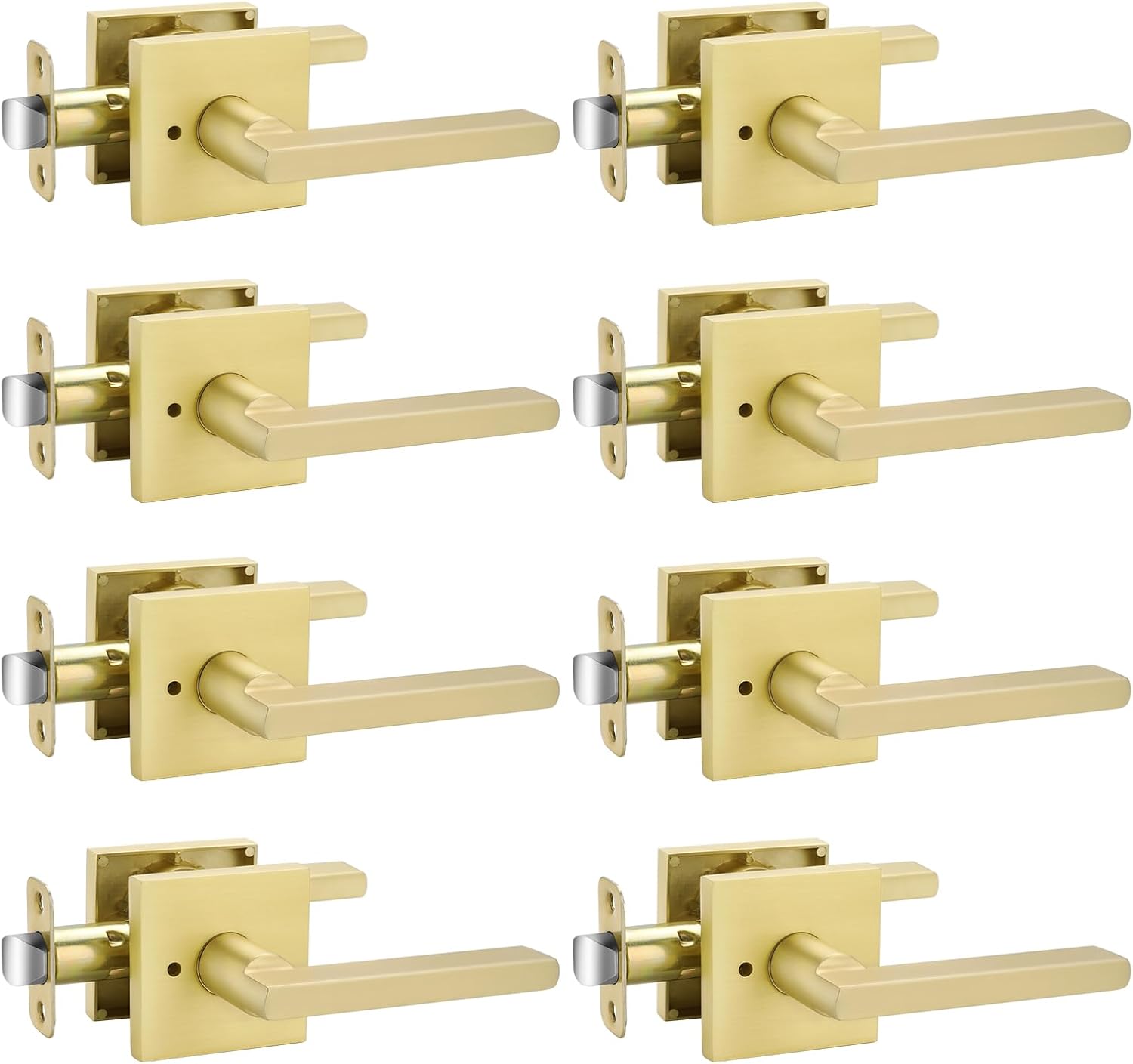 goldenwarm Gold Door Handles for Modern Privacy Needs
