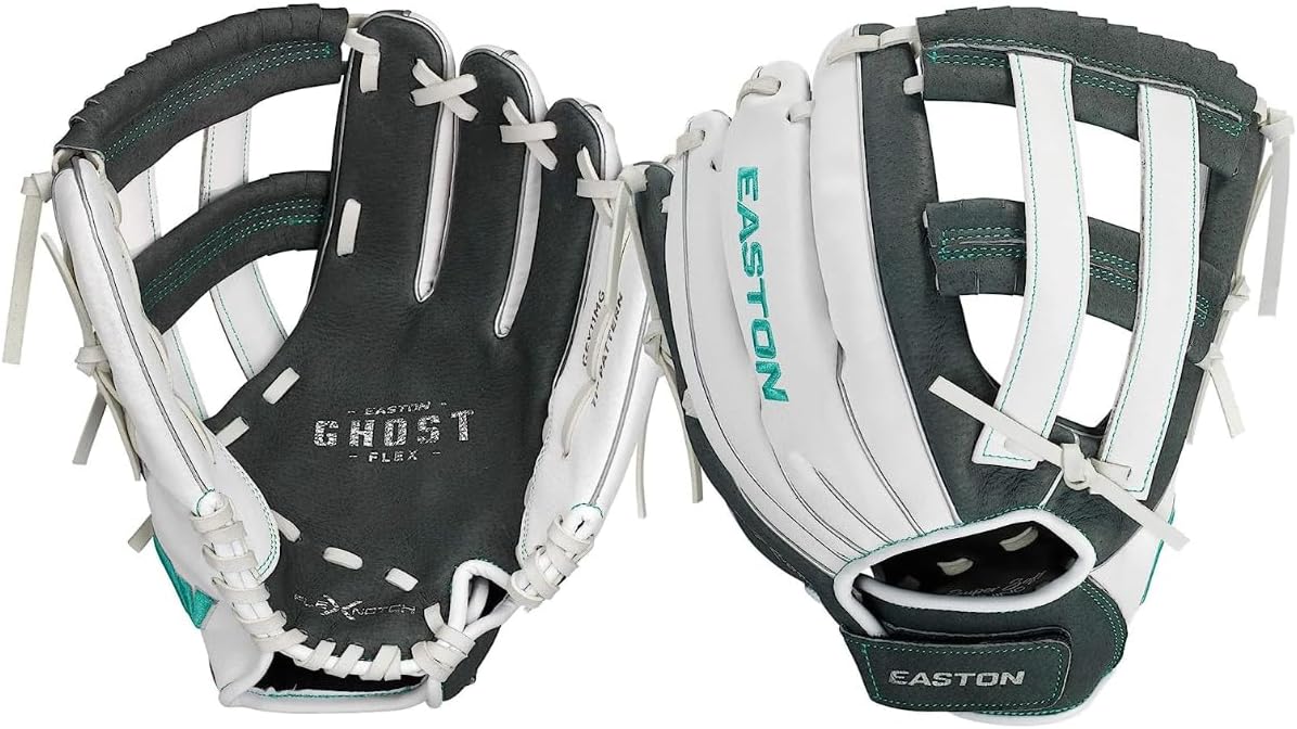 Easton Ghost Flex Youth Softball Glove for Beginners 10-12 in
