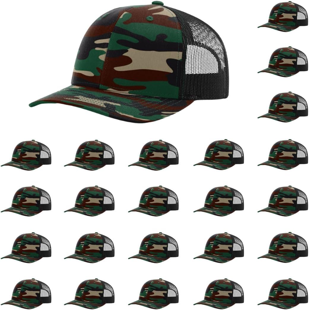 Richardson 112 Classic Six-Panel Adjustable Snapback Trucker Cap