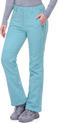 Women's Softshell Snow Pants Waterproof Warm Ski Pants - High Waisted