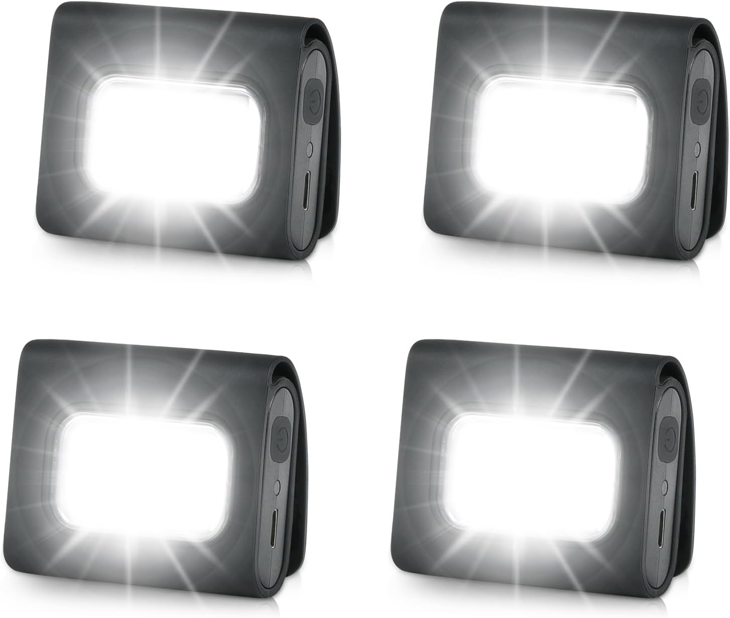 GOANDO Running Lights 4 Pack for High Visibility Safety