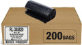 55 Gallon Trash Bags 200 Pack - Heavy Duty 2 MIL Drum Liners