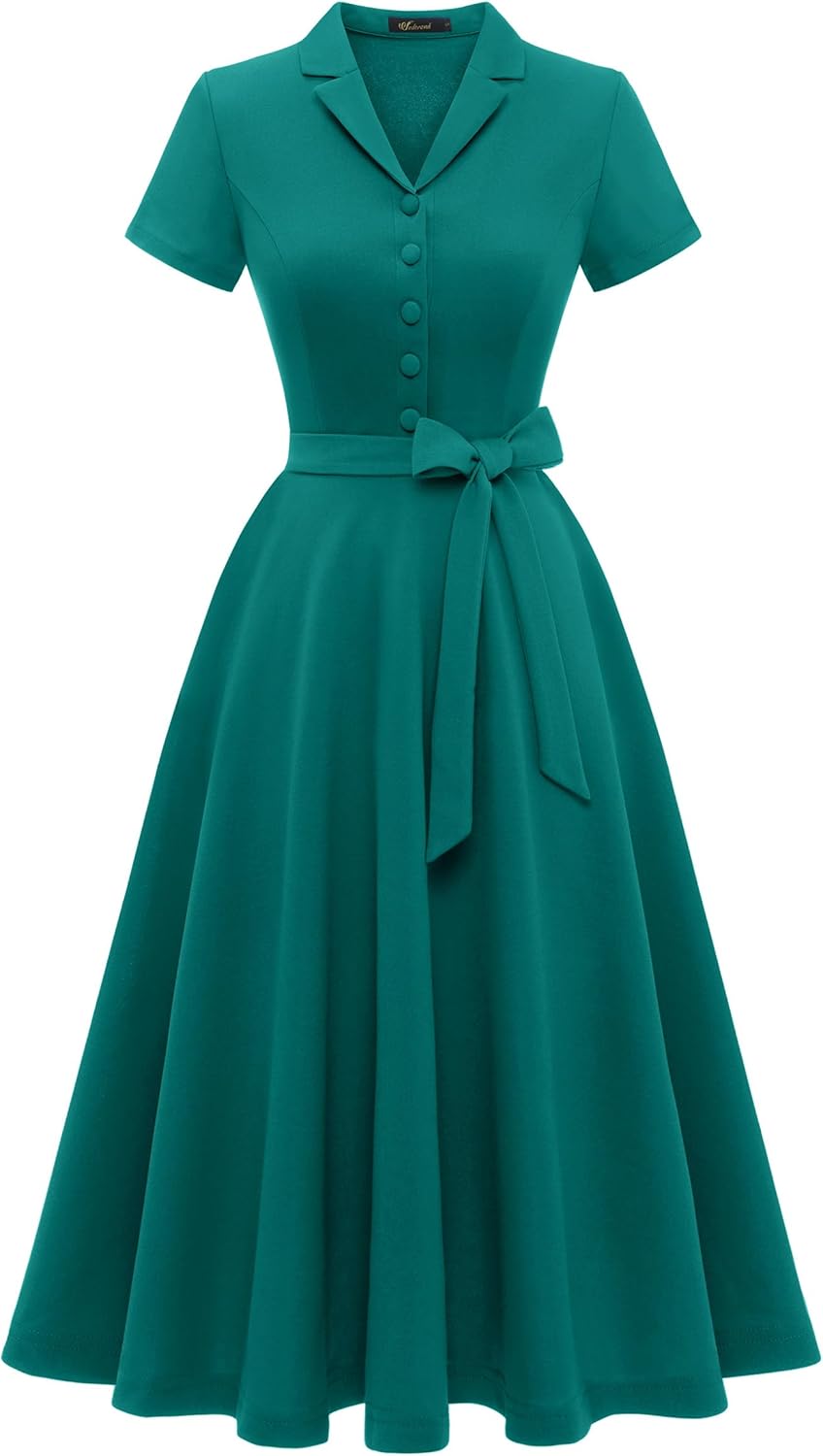 Wedtrend Women's Vintage Tea Dress for Any Occasion