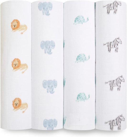 Organic Swaddle Blanket 4-Pack for Infants by aden + anais