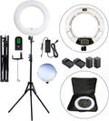 96W 18in LED Ring Light Kit - Bicolor Photo Video Lighting