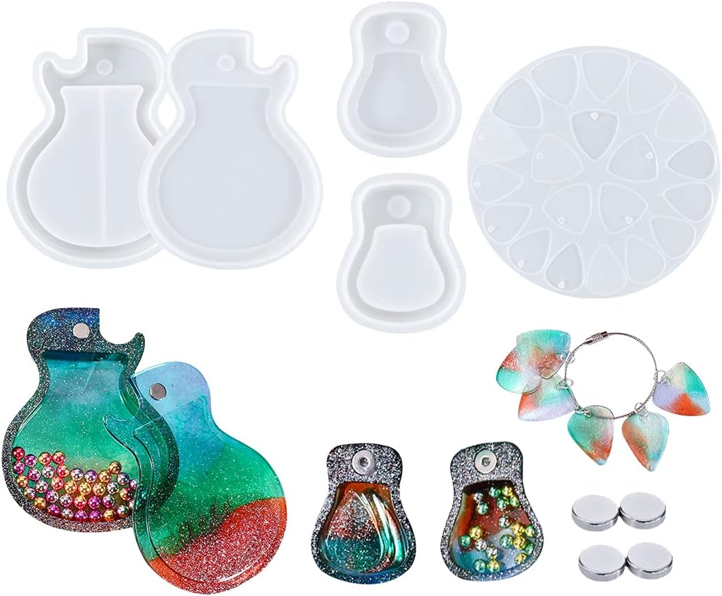 Resin Guitar Pick Molds - DIY Musical Accessories