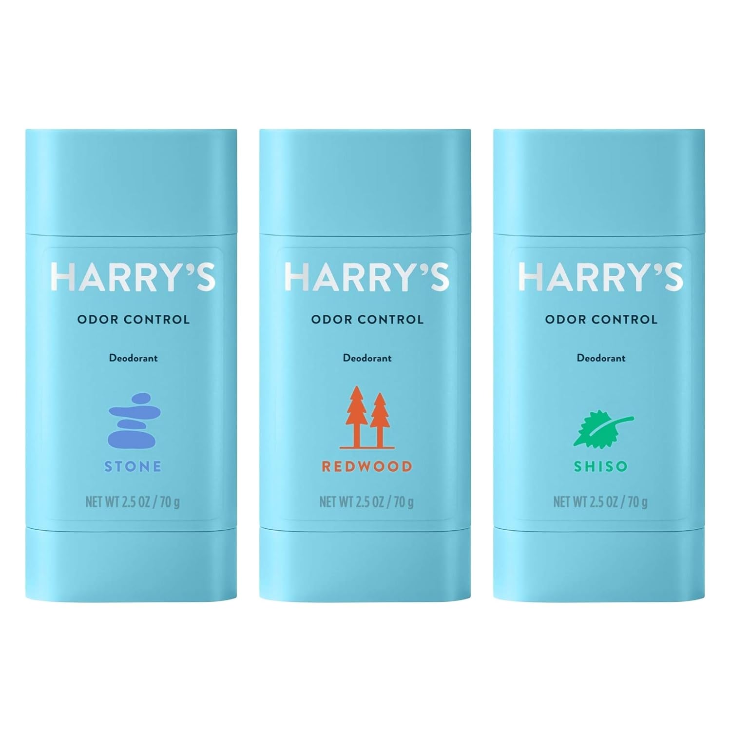 Harry's Men's Deodorant Variety Pack for All-Day Freshness