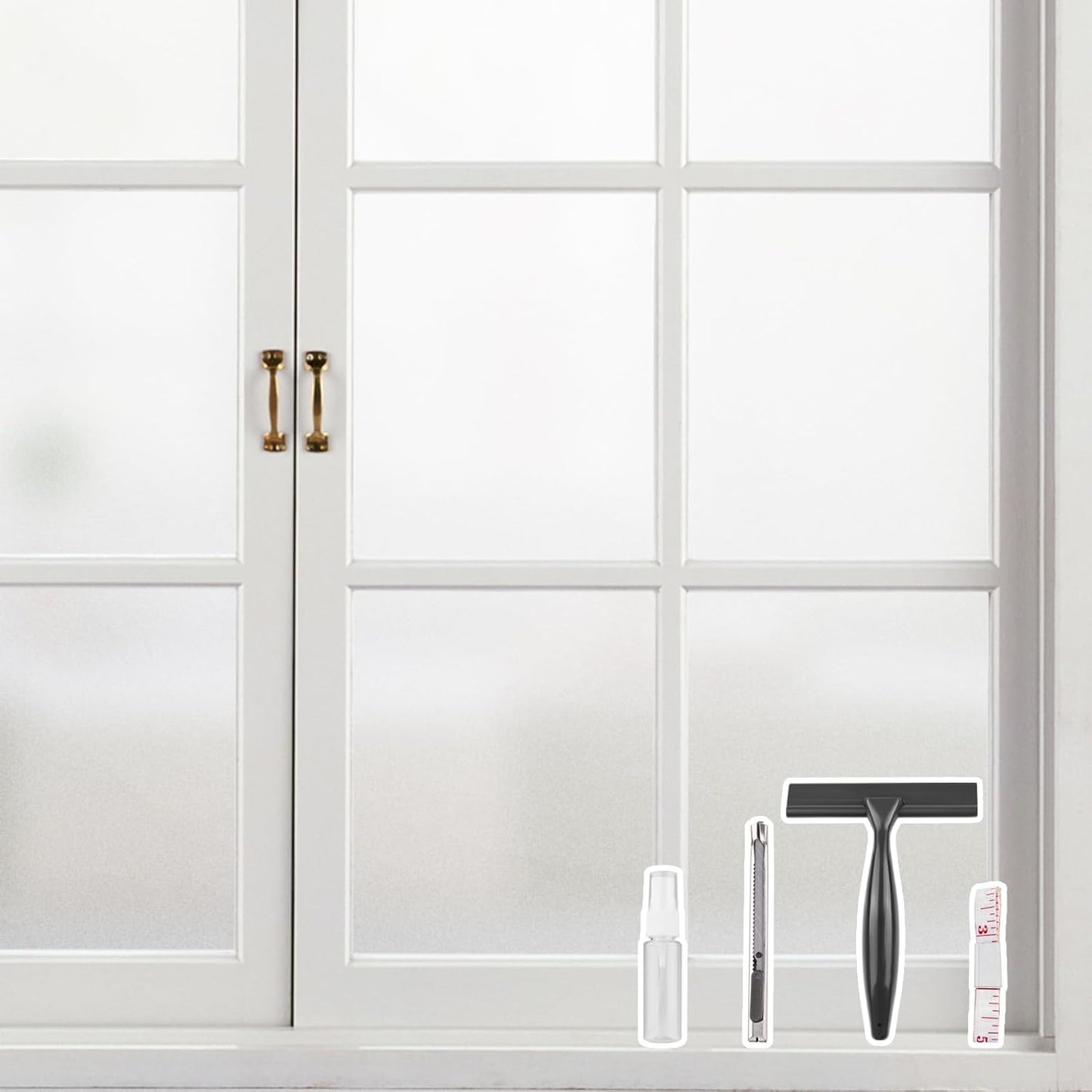 Kromapolis Window Privacy Film for Frosted Glass Protection