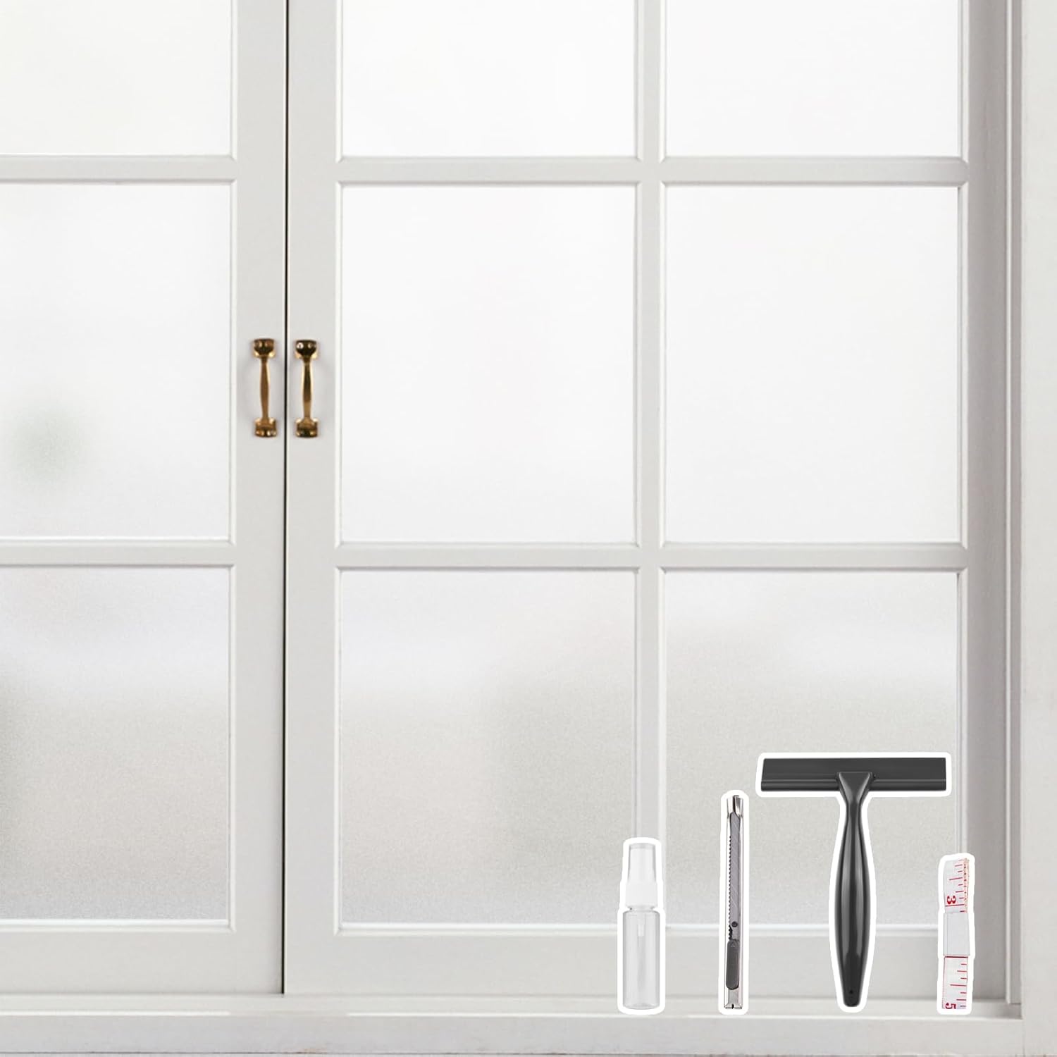 Kromapolis Window Privacy Film for Frosted Glass Protection