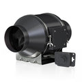 Quiet 4 in Inline Duct Fan 214 CFM - Variable Speed EC Motor