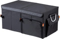 SHIMOYAMA Trunk Organizer 63L Foldable Car Storage Box - Sturdy Travel