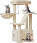 Taoqimiao Cat Tree 38.5-Inch Cat Tower for Indoor Kittens