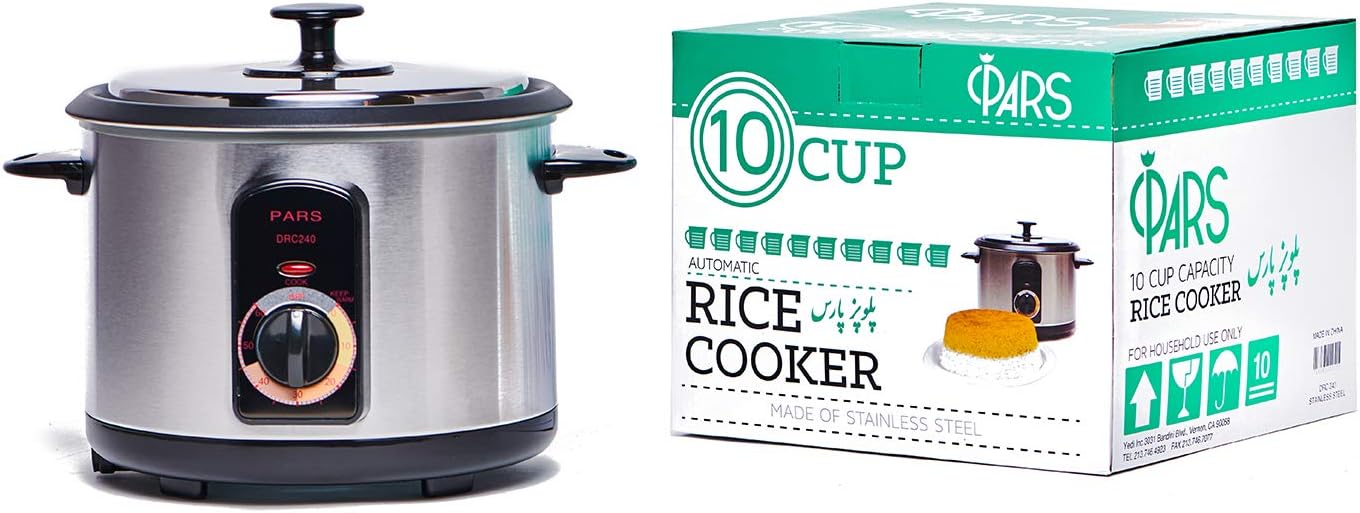 Pars Automatic Persian Rice Cooker for Perfect Tahdig Rice