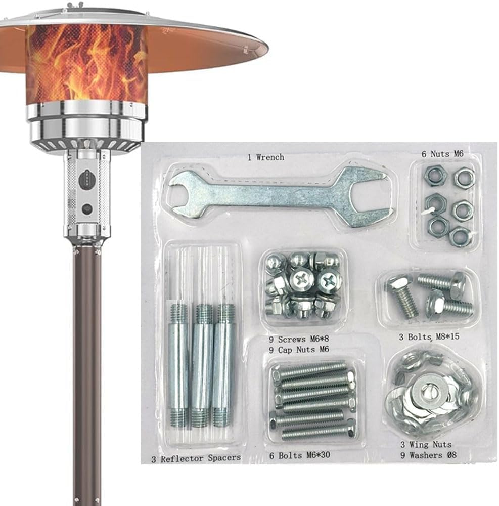 Outdoor Heater Bolt Kit by Lesimnky