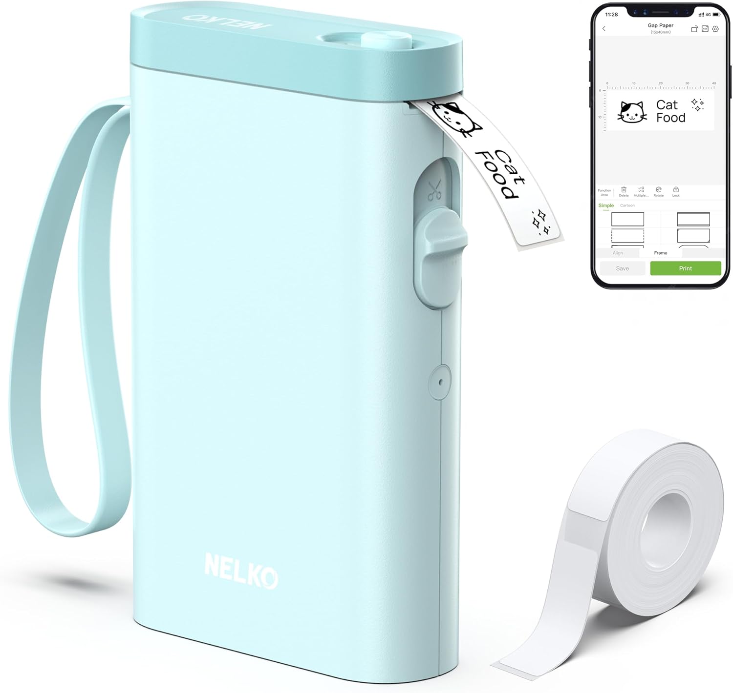 Nelko P21 Bluetooth Label Maker for Home Office School Use