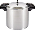 MIRRO 22qt Aluminum Pressure Canner with 3 Regulators - Large Capacity