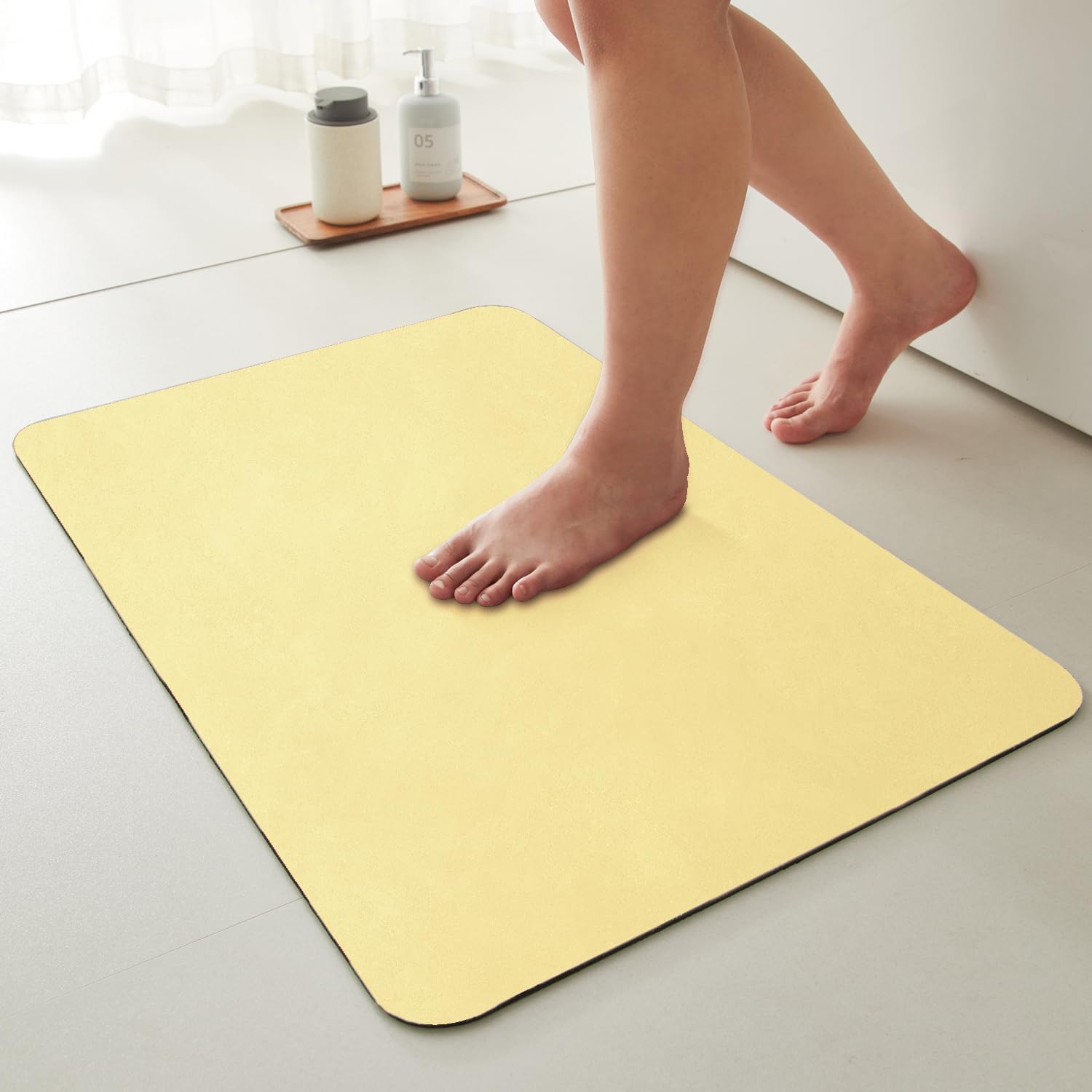 Bathroom Mat Quick Dry by TYUU - Non Slip & Washable