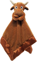 Longhorn Lovey Blanket for Baby - Soft 20in Security Blanket
