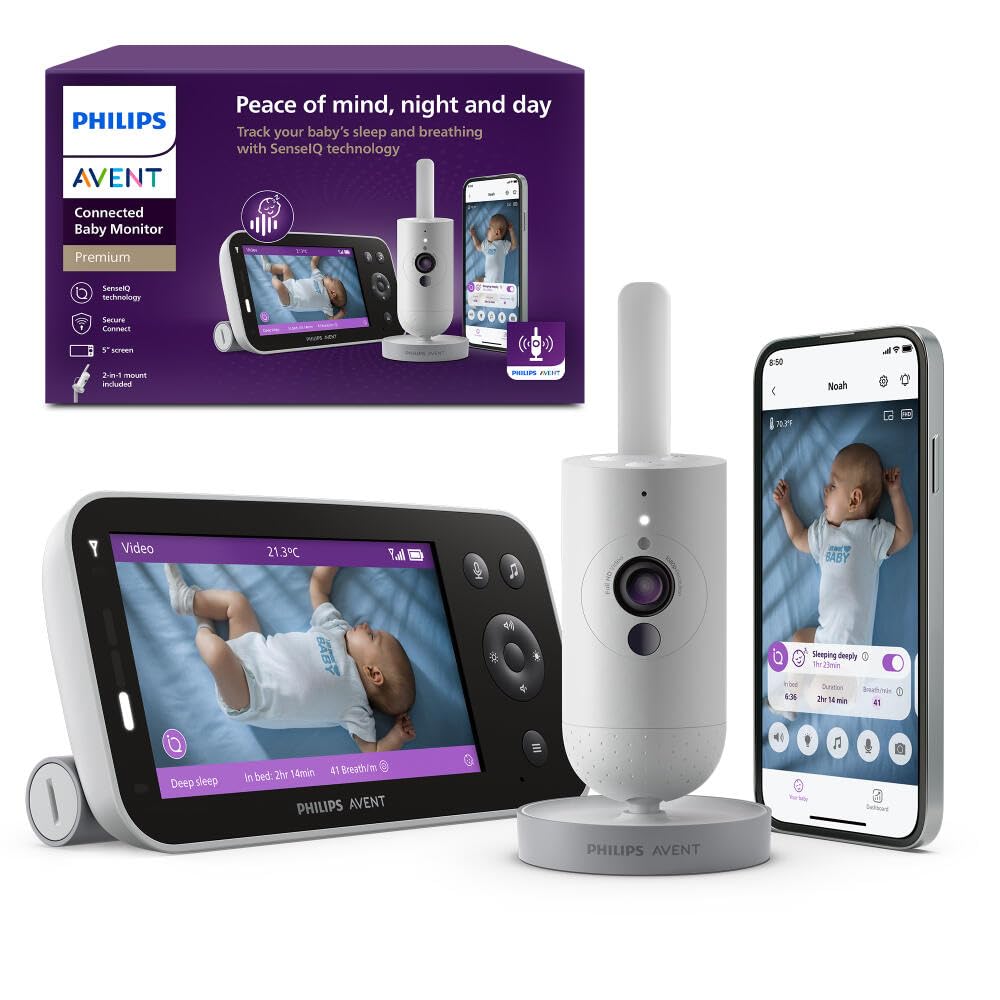 Philips Avent Premium Baby Monitor with SenseIQ Technology