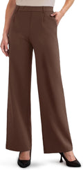 ESOFT Womens Wide Leg Dress Pants 27/29/31 - Pull On High Waist
