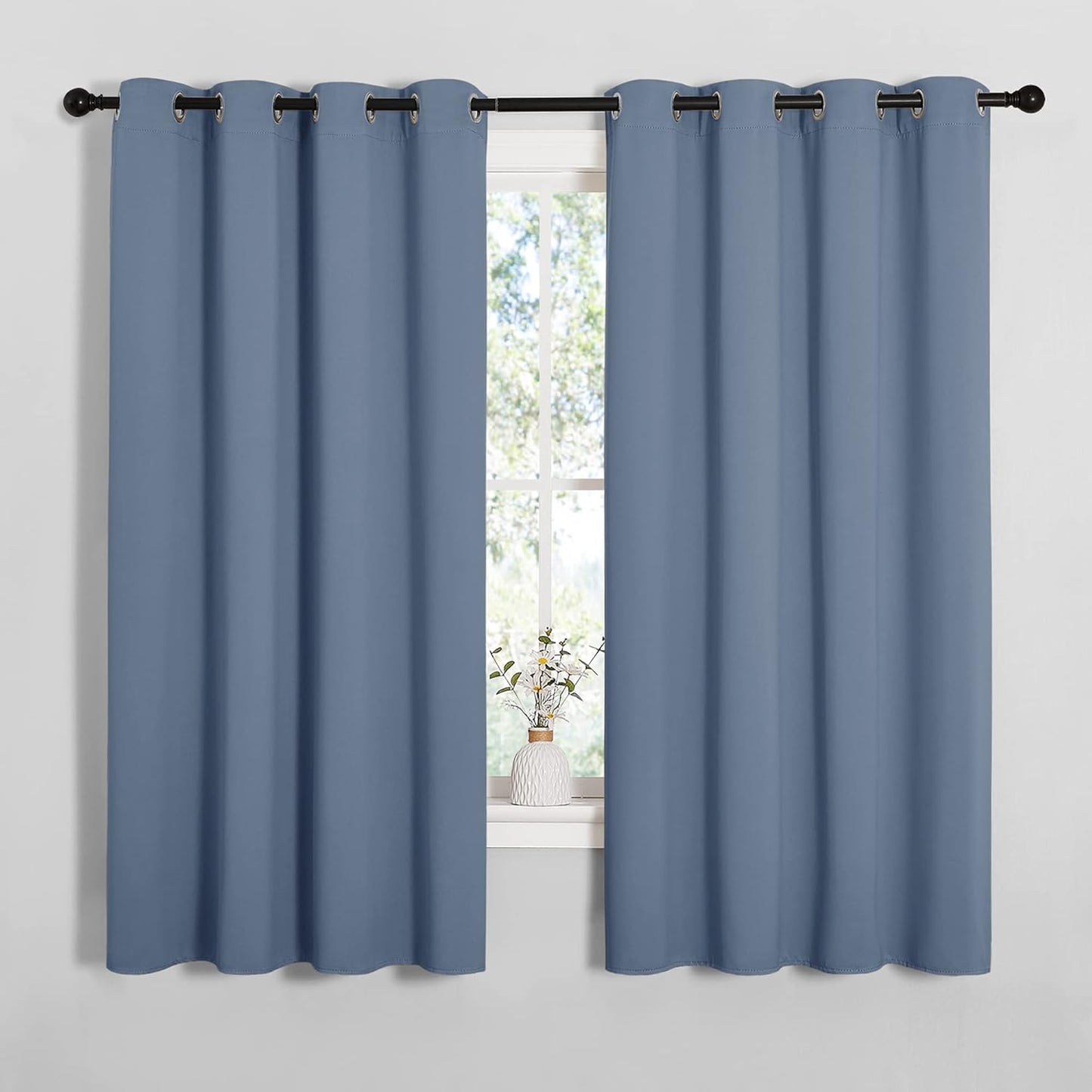 NICETOWN Blackout Curtains for Kitchen Window - Elegant Drapes