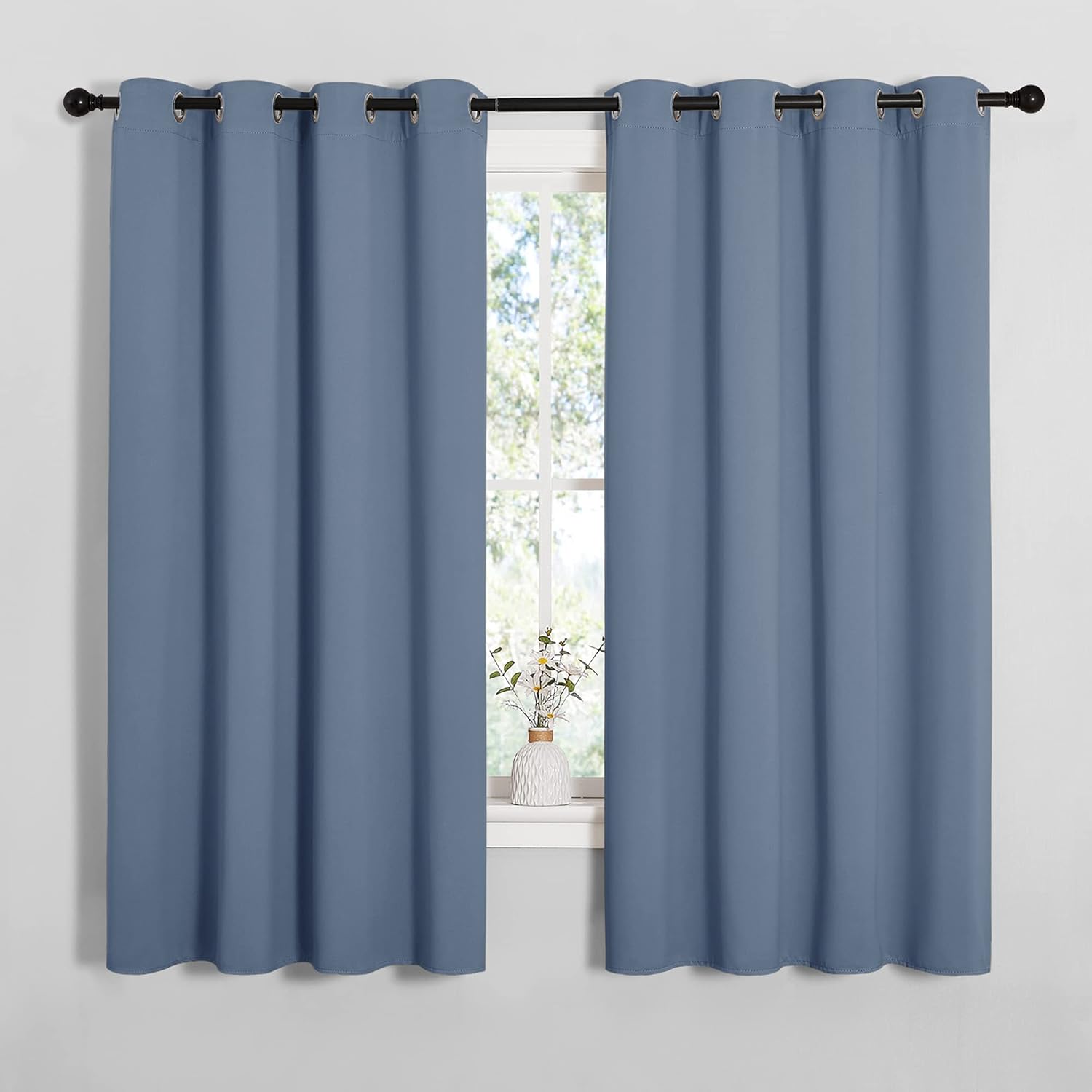 NICETOWN Blackout Curtains for Kitchen Window - Elegant Drapes
