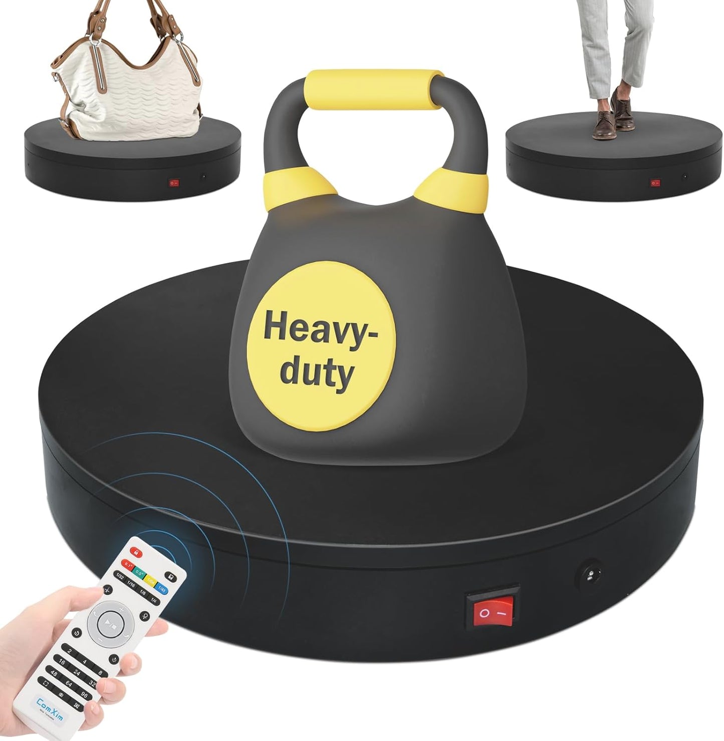15.8In Motorized Electric Turntable for Photography and 3D Scanning