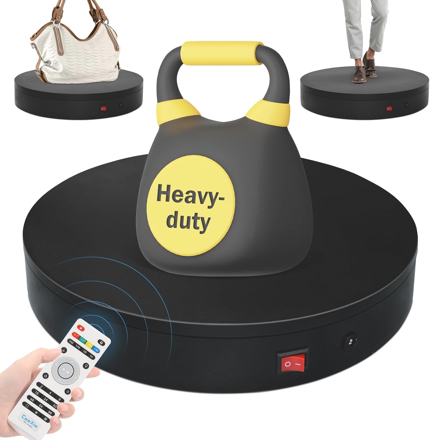 15.8In Motorized Electric Turntable for Photography and 3D Scanning