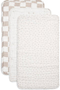 Nana Baby Burp Cloths | 100% Organic Muslin Cotton Set of 3
