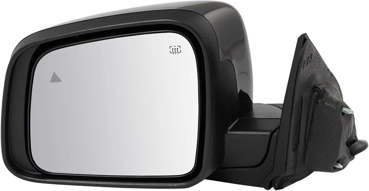 TRQ Left Mirror with Memory and Blind Spot Indicator for Durango