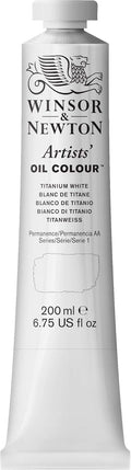 Winsor & Newton Artists' Oil Color Titanium White 200ml - Professional