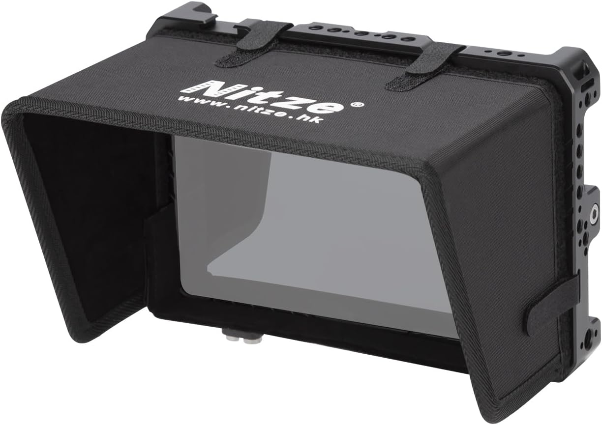 Nitze LUT7 Cage for Feelworld Monitors with Sunhood & HDMI Clamp