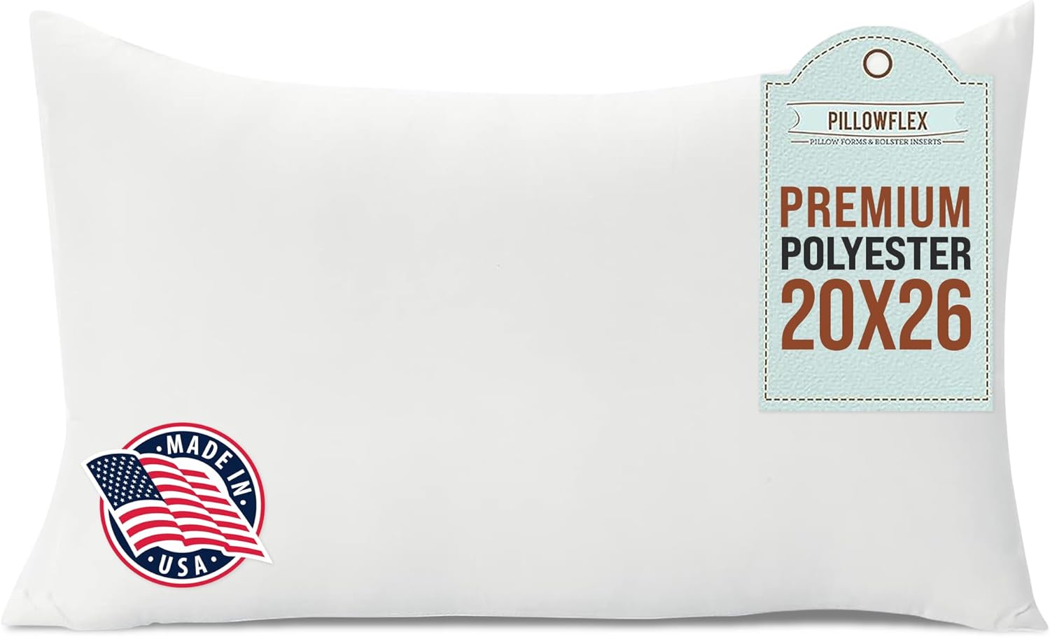 Pillowflex Premium Polyester Throw Pillow Insert - Soft and Versatile