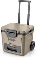 FrostVault 30QT Wheeled Cooler - Keeps Ice Days Ninja