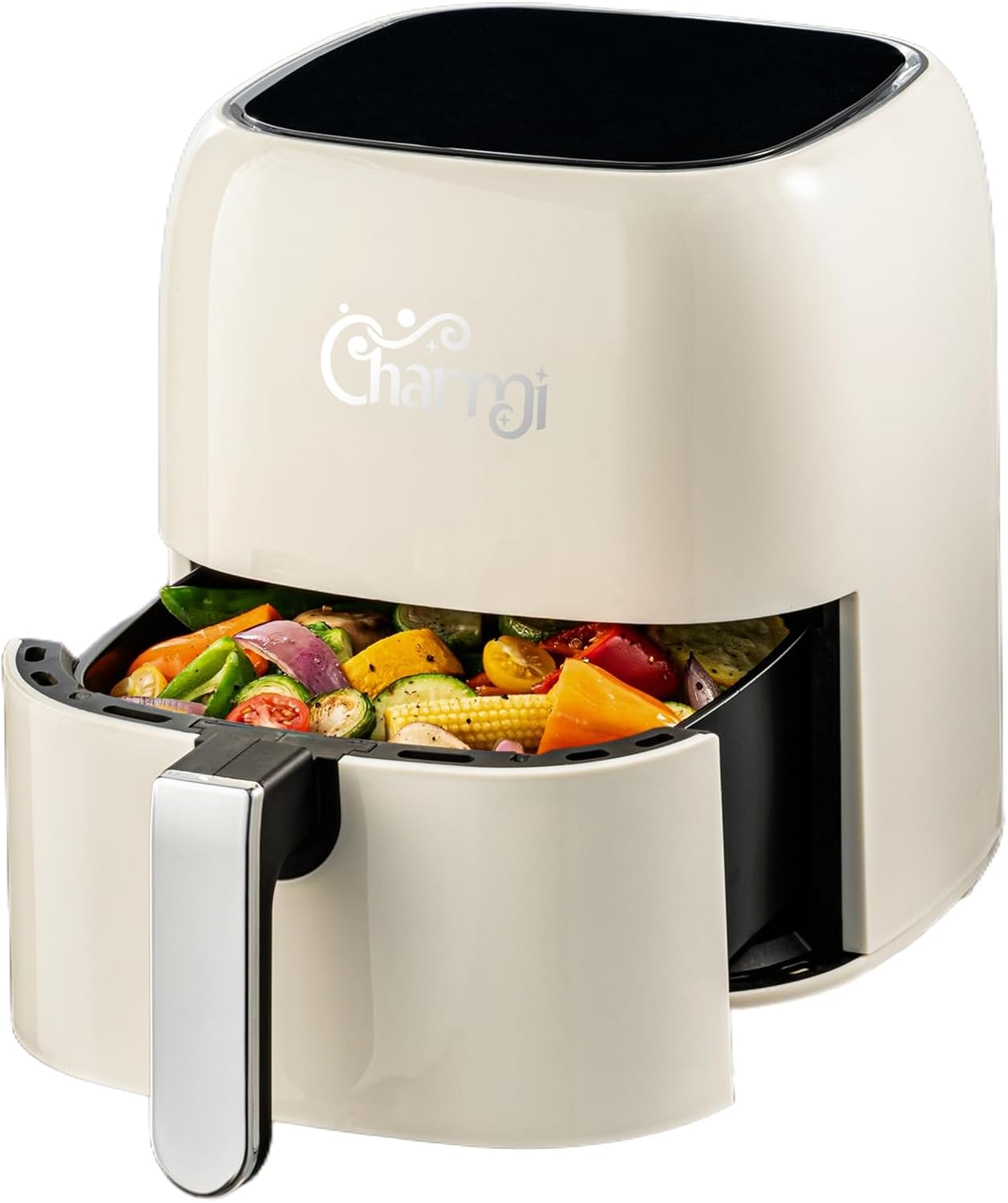 Charmi 5QT Air Fryer with Retro Design and Digital Touchscreen