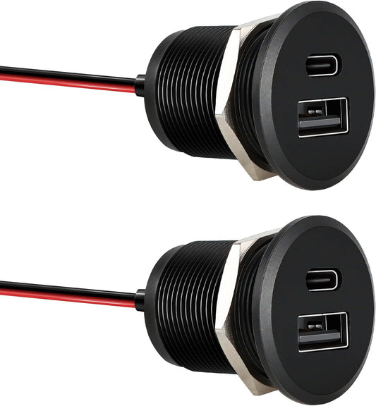 Fast Charging RV USB Outlet Duo