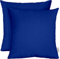 Sunbrella Square Throw Pillows Set of 2 - Durable Outdoor Covers