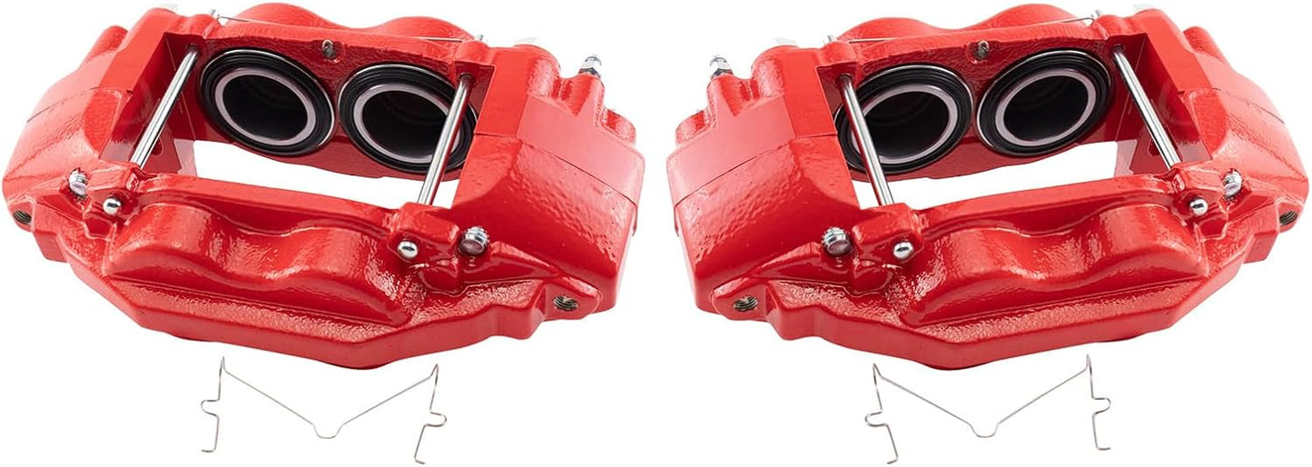 TRQ Front Performance Brake Caliper Set for Toyota Sequoia & Tundra