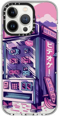 Clear iPhone 13 Pro Case - Retro Vending Machine, Anti-Yellowing