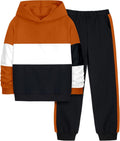 Crazyme Boys Long Sleeve Hoodie and Sweatpants Set - Cozy Fall-Winter