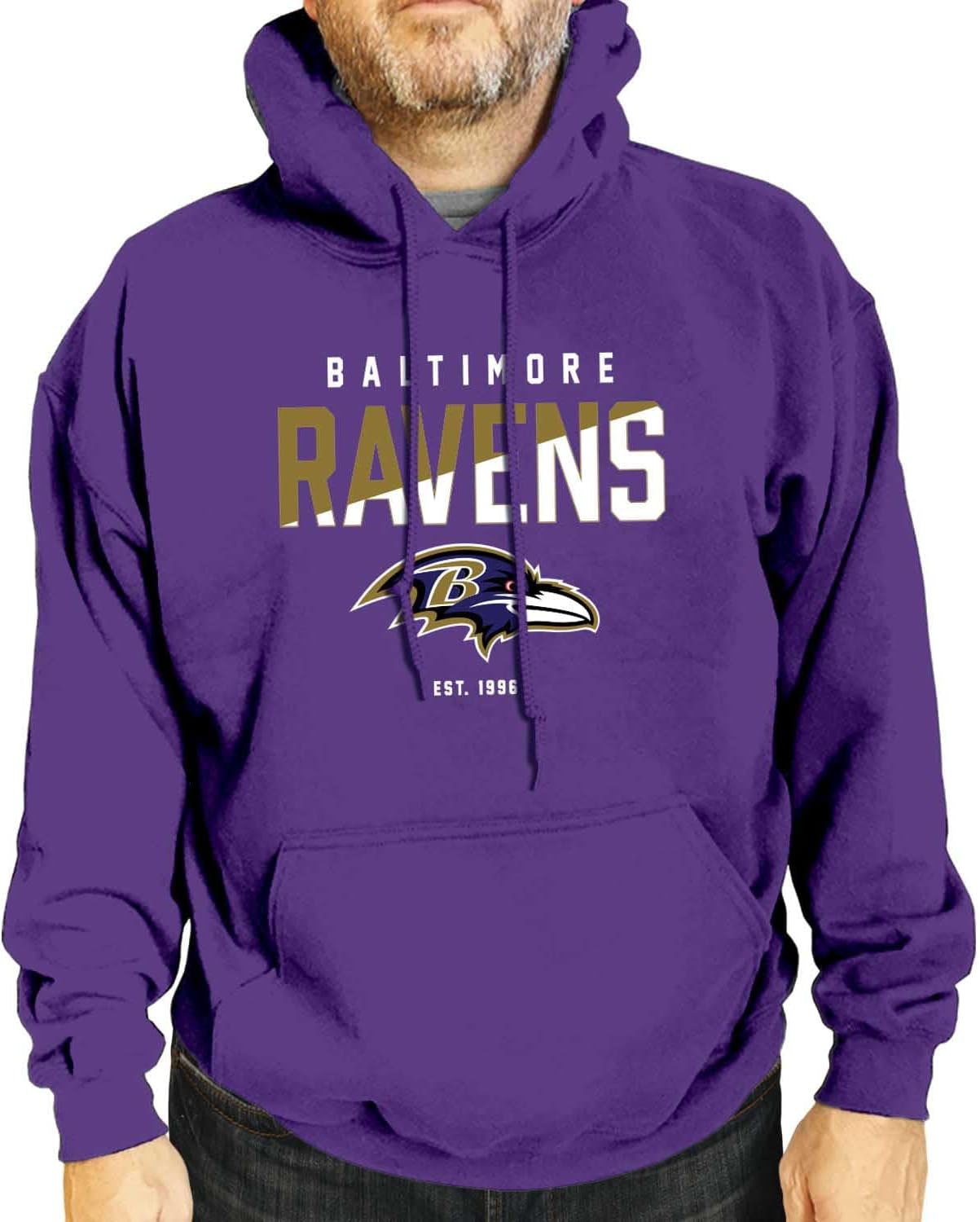 NFL Diagonal Fade Fleece Hooded Sweatshirt for True Fans