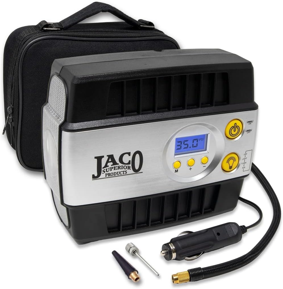 Portable 12V Tire Inflator - Easy Inflation Up to 100 PSI!