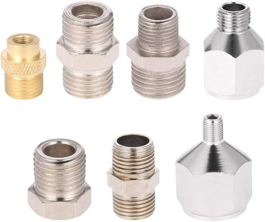 Speder 7pcs Airbrush Adapter Kit - Seamless Airbrush Connectivity