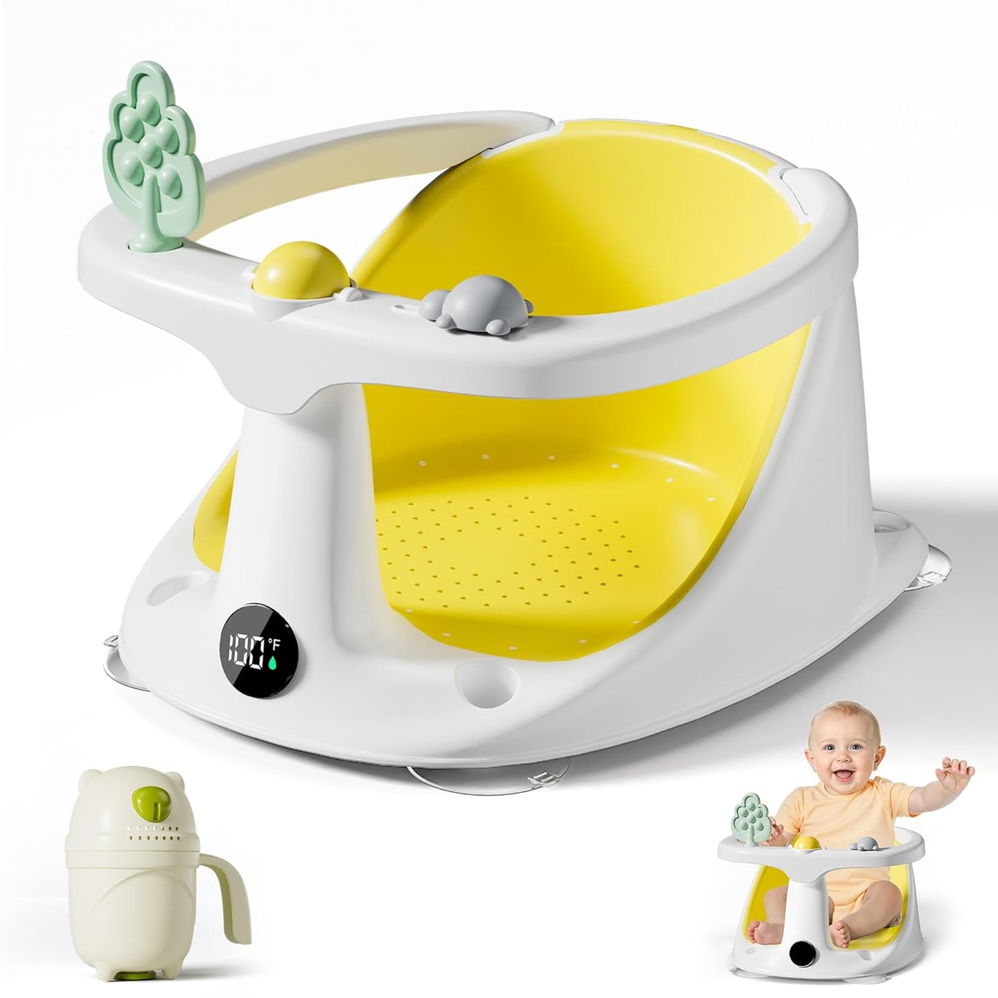 Baby Bath Seat for Babies 6 Months & Up - Comfortable & Safe
