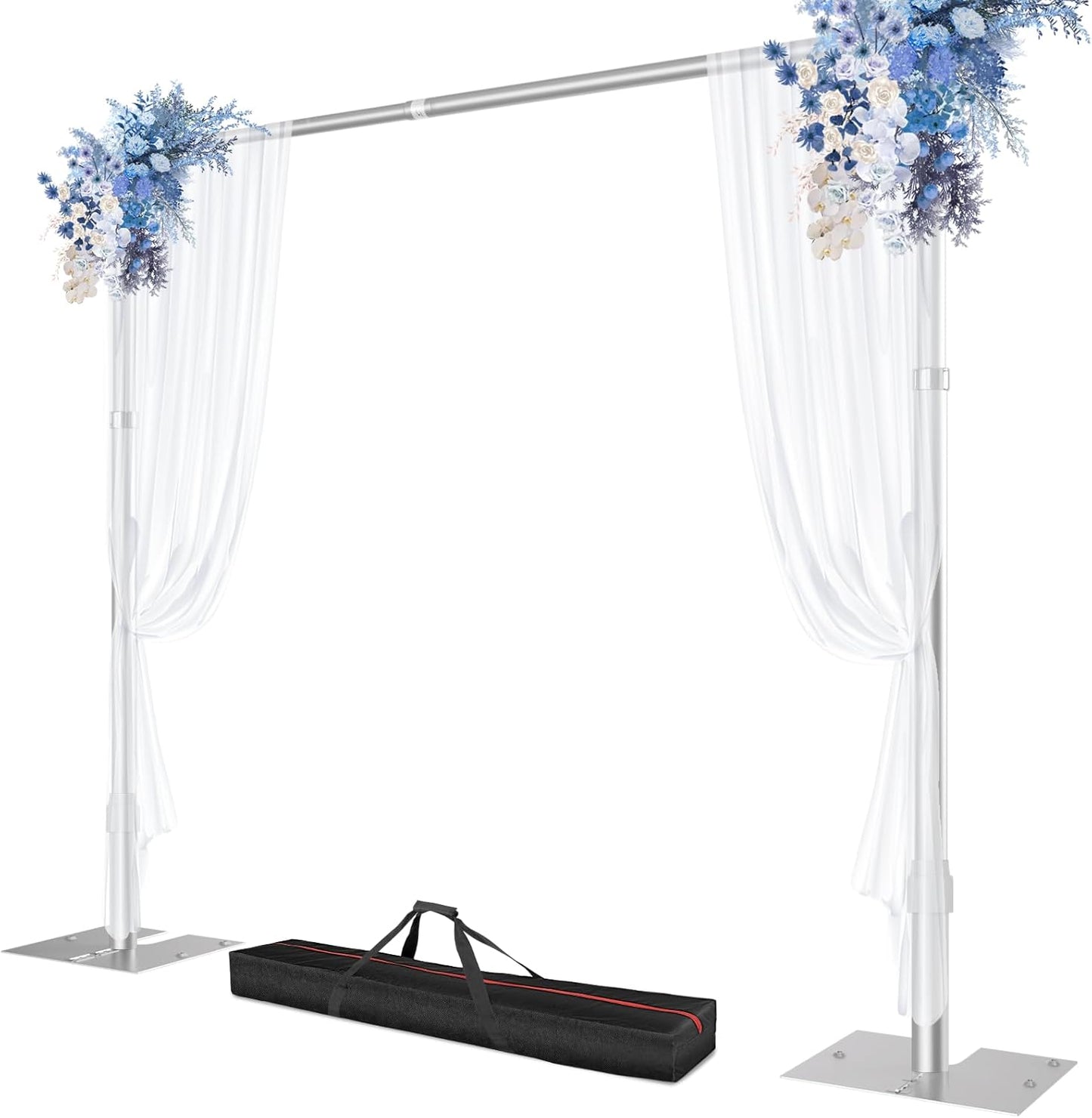 Pipe and Drape Backdrop Stand for Weddings and Parties