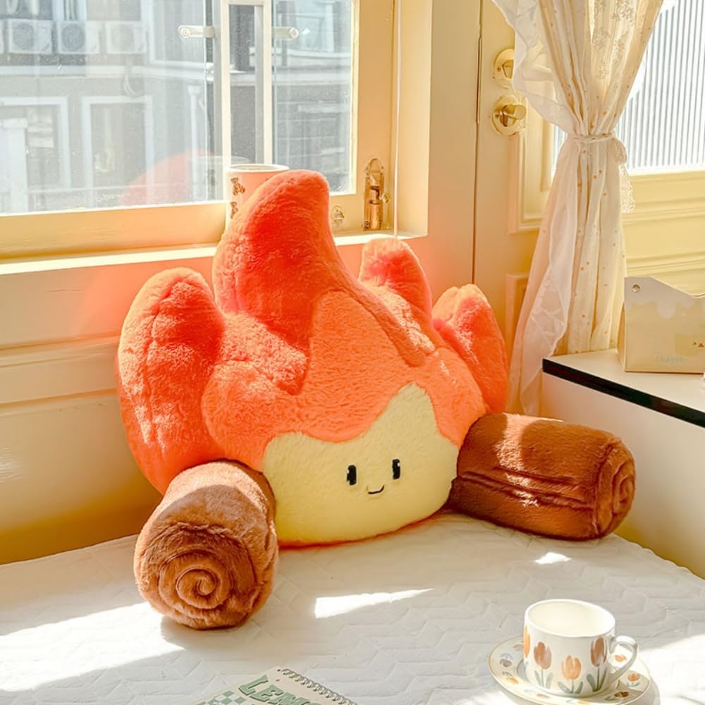 Cozy Campfire Pillow for Fun Outdoors!