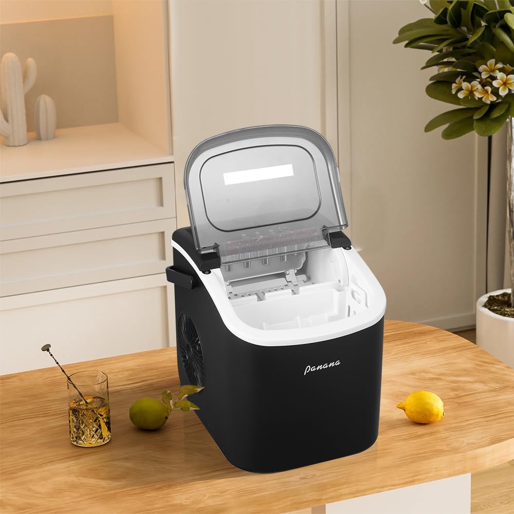 Panana Automatic Ice Maker: 9 Bullet Ice in 7-12min